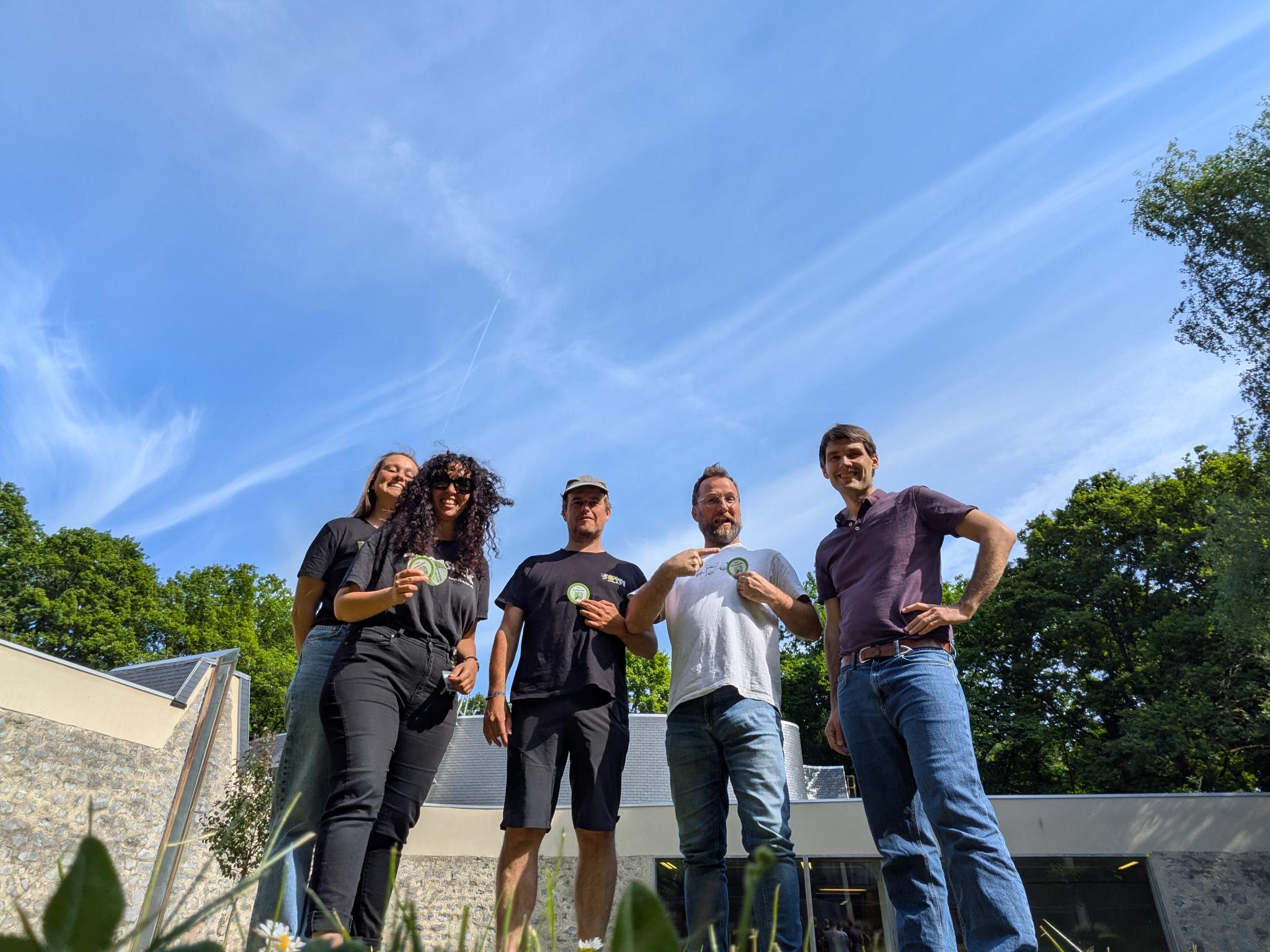 Photo de groupe des participants  la premire cartopartie OpenULigeMap